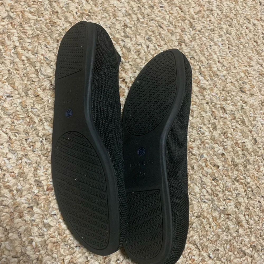 Rothy’s Black Rounded Toe Flat - Picture 2 of 3